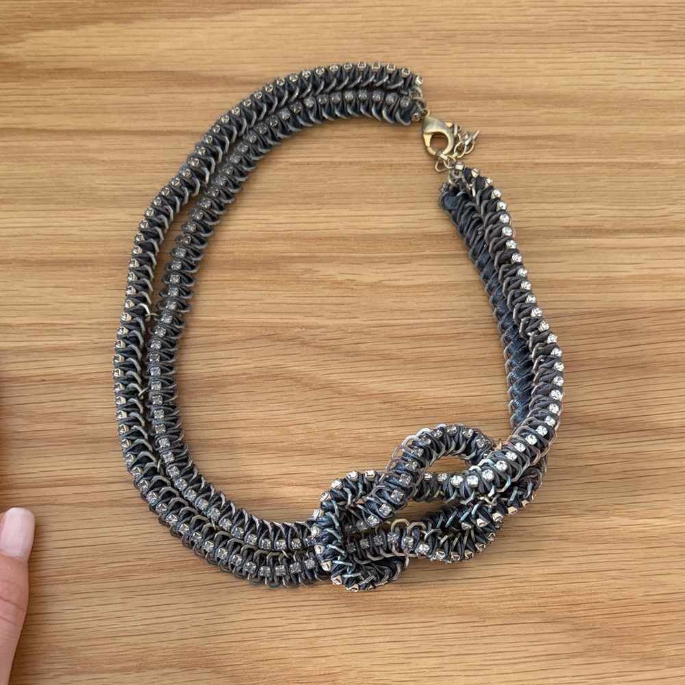Elegant Silver-Tone Necklace